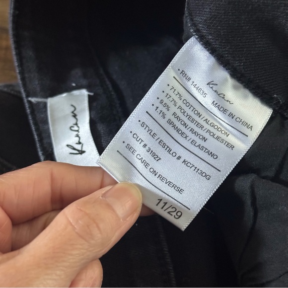 KanCan High Rise Graphite Button-Fly Bootcut Jeans - Picture 11 of 15